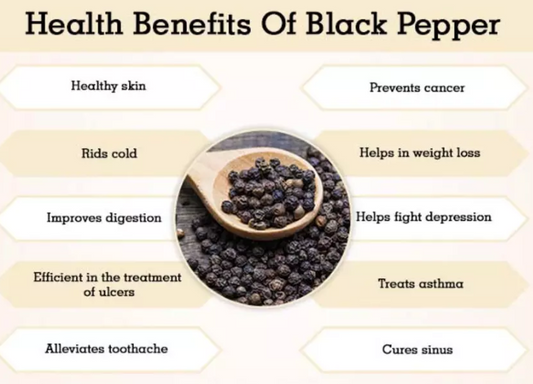 Discovering the Health Benefits of Black Pepper and its usage